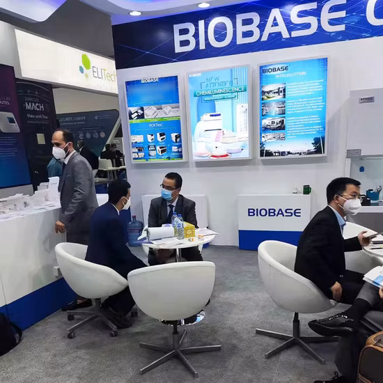 Probador de tarro portátil con pantalla LCD de tratamiento de agua de laboratorio Biobase con 4 disyuntores